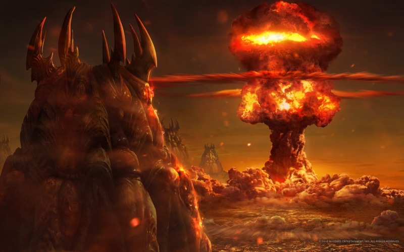 lose, nuclear, fire, strategy, starcraft, 1080P, zergs, the explosion, Zerg, remastered