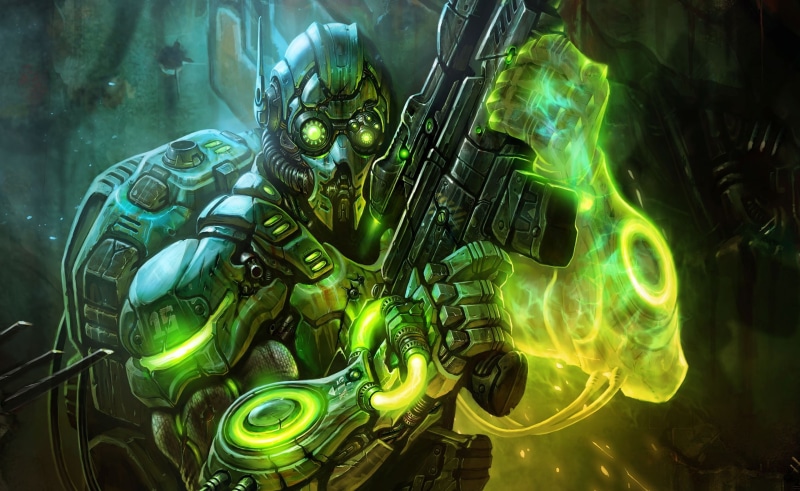 business, transparent, green color, glass - material, still life, starcraft 2 wings of liberty, terran ghost starcraft 2, day, Games, no people, starcraft ii: wings of liberty