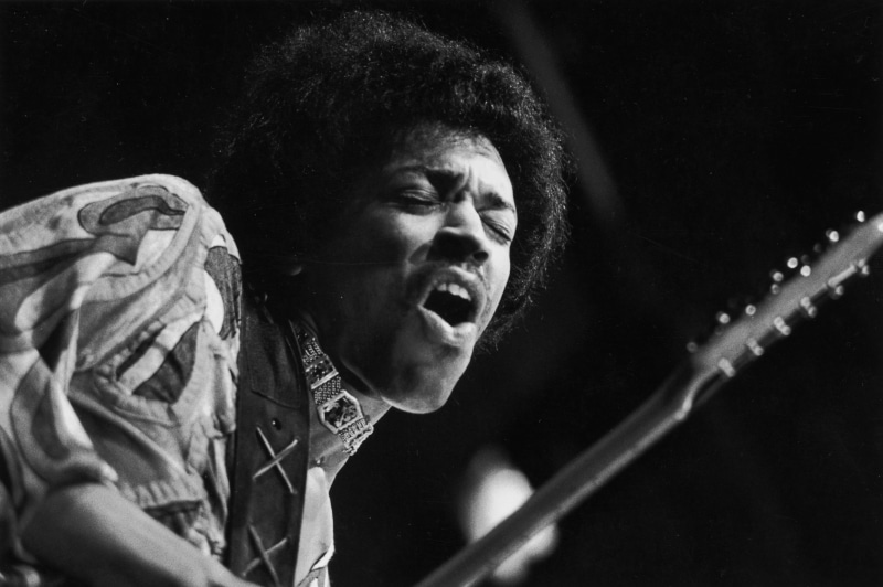 men, one person, portrait, playing, singing, arts culture and entertainment, 4K, adult, guitar, Jimi Hendrix, social issues, headshot, music, holding