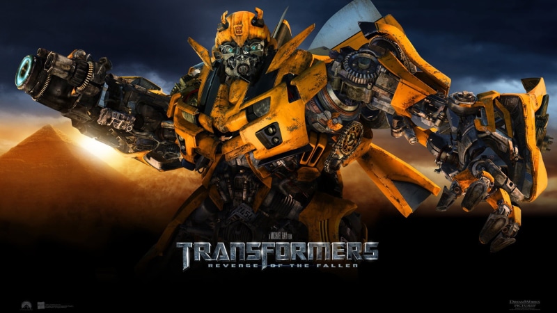 fire, digital art, industry, robot, text, accuracy, no people, Transformers, safety, Bumblebee, nature, outdoors, illustration, Transformers: Revenge of the Fallen