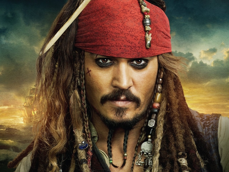 Pirates of the Caribbean: On Stranger Tides, Jack Sparrow, beautiful, males, 1080P, fashion, females, one Person, men, looking At Camera, portrait, Johnny Depp