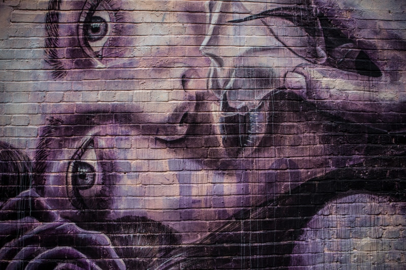 street Art, beauty, textured, art, people, Details, digital composite, body part, adult, black color, creativity, pattern, East, 4K, London, brick, close-up