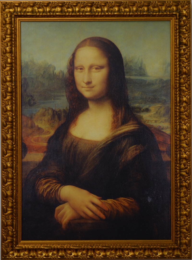 mona, copy, contemplation, mona lisa, women, young adult, beauty, exhibition, looking, antique, young women, hairstyle, beautiful woman, hair, front view