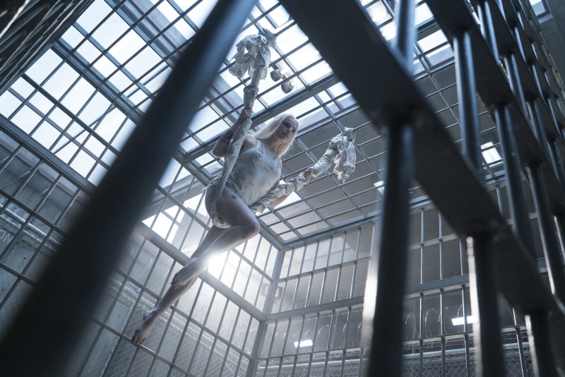 Margot Robbie, white, 720P, Suicide Squad, Jail, leotard, Harley Quinn, Movie, women, s