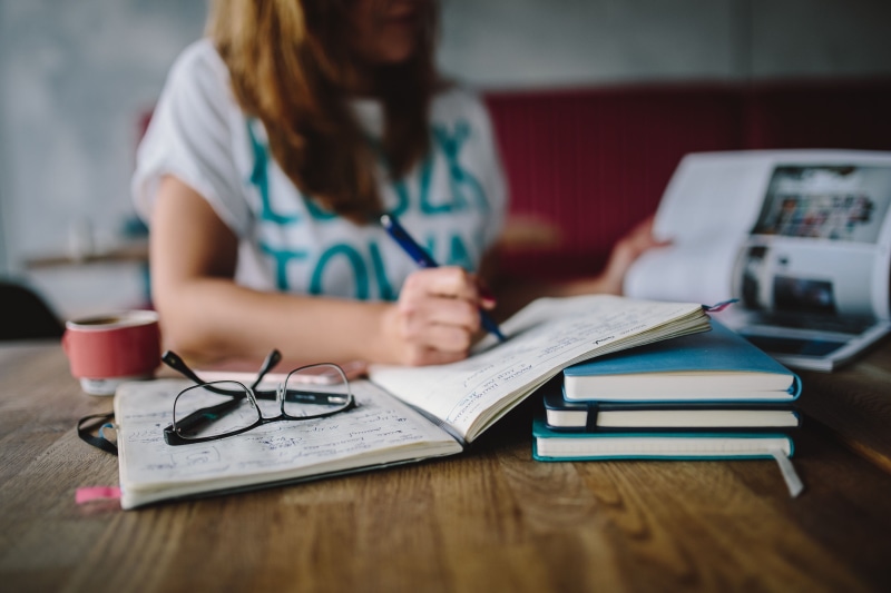 young, one Person, glasses, textbook, student, coffee, workspace, child, education, working, indoors, concentration, only Women, desk, lifestyles, women