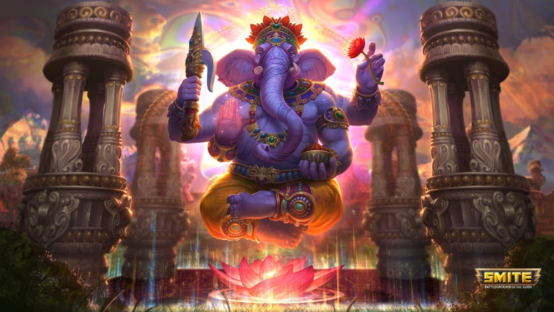 success, Ganesha, Smite, The God, 4K, lord