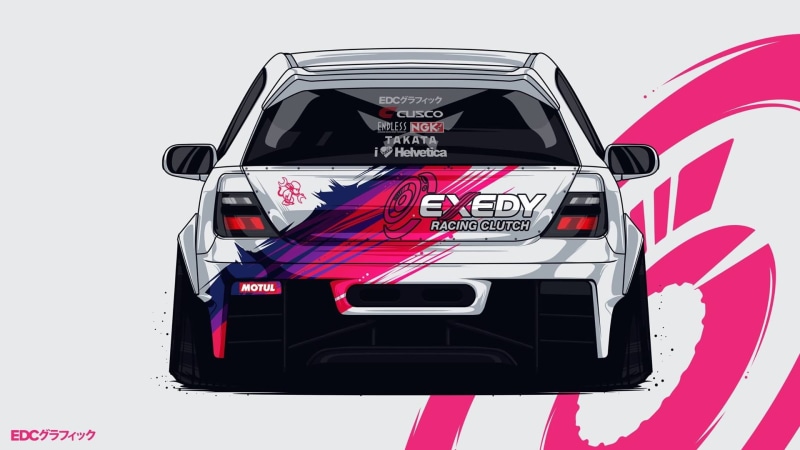 indoors, car, studio shot, transportation, Honda Civic EP3, land vehicle, motor vehicle, render, white background, communication, technology, JDM, Japanese cars