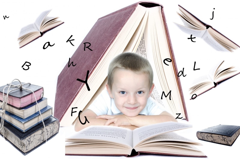 intelligent, concept, looking at camera, child, caucasian, creative, offspring, studying, young, teaching, cute, study, learn, student, headshot, childhood