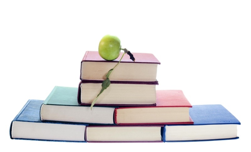 close-up, studio shot, healthy eating, textbook, learning, reading, information, collection, copy space, medium, science, data, healthy, encyclopedia, university
