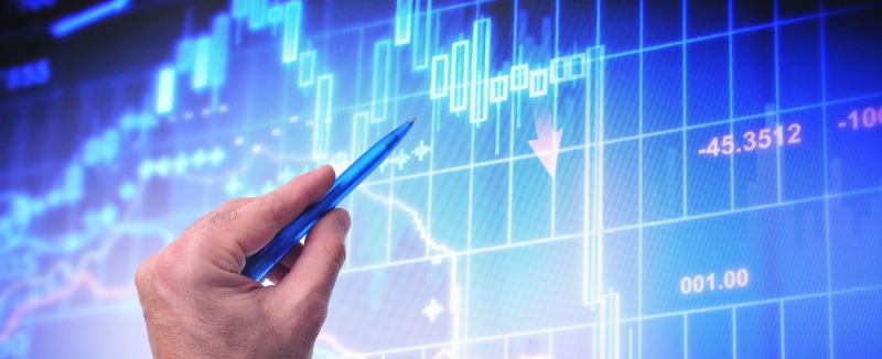 falling prices, finance, business, computer equipment, rising prices, blue, data, connection, computer monitor, technology, graph, analyzing, corporate business
