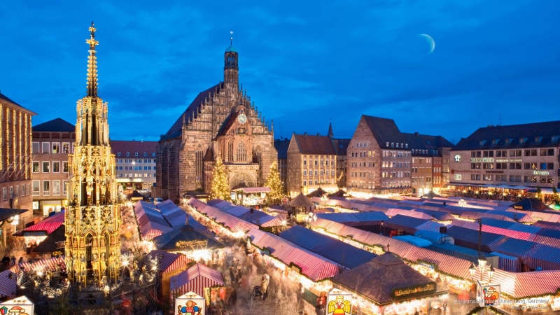 2K, germany, Holidays, christmas, nuremberg, market