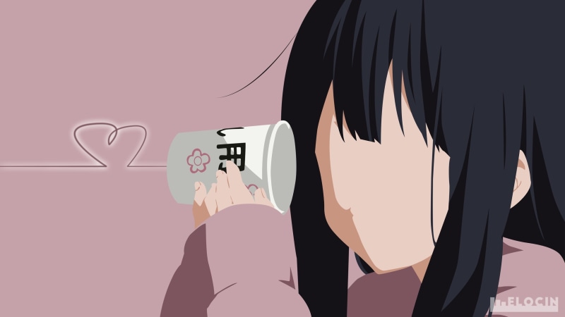 women, mobile phone, 2K, technology, real people, indoors, communication, holding, connection, Tamako Market, wall - building feature, one person, smart phone