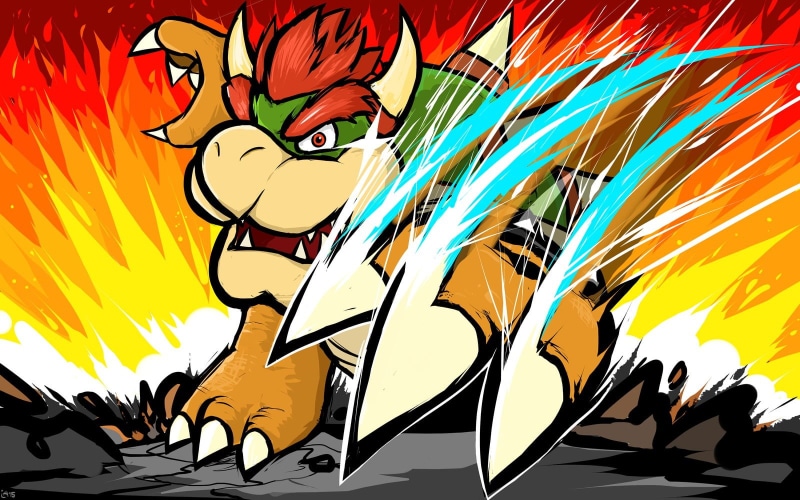 close-up, indoors, super, animal representation, bowser, ishmam, Super Mario Bros., sky, kuppa, 720P, nature, animal, motion, Koopa, creativity, Mario Bros.