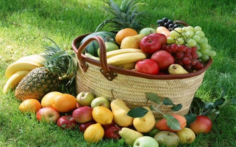 grapes, grass, container, 1080P, agriculture, fruit, food and drink, freshness, food, plant, outdoors, lemons, abundance, day, apple - fruit, lot, harvesting