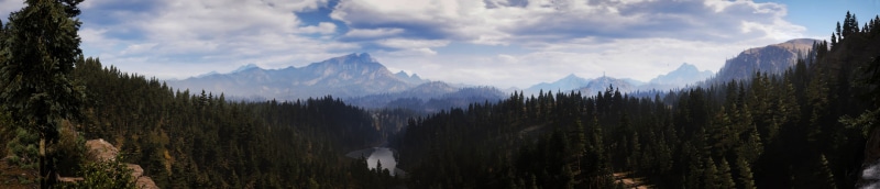 tree, scenics - nature, panoramic, tranquility, no people, land, landscape, cloud - sky, 5K, outdoors, environment, plant, sky, beauty in nature, mountain range
