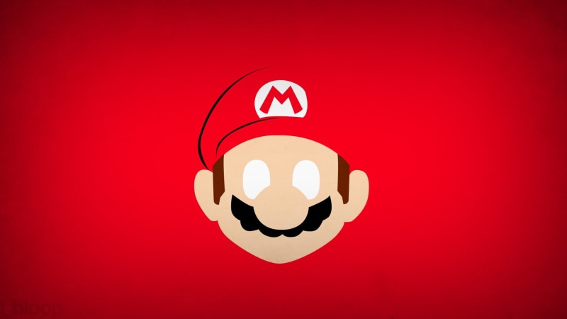 Super Mario, illustration, hero, love, smiling, heart shape, copy space, emotion, wall - building feature, indoors, anthropomorphic smiley face, video games