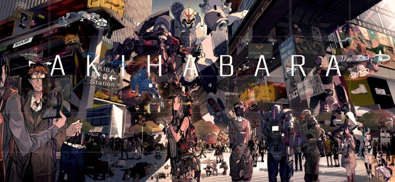 Gundam, Futuristic, vocaloid, Master Chief, anime, Hatsune Miku, 2K, Akihabara, artwork, Tachikoma, Ghost In The Shell, Guilty Crown