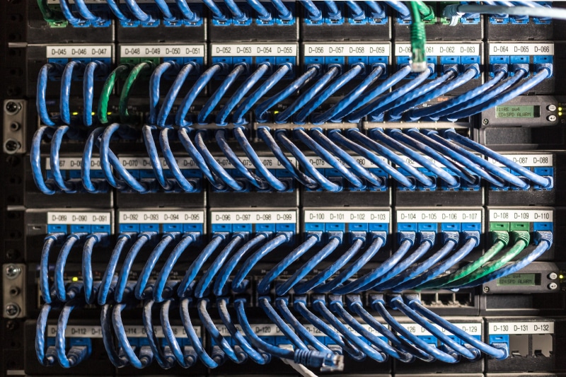 ports, side by side, connection, cables, Line, communication, rack, server, wire, Date, interface, link, broadband, rj45, connector, electricity, metal