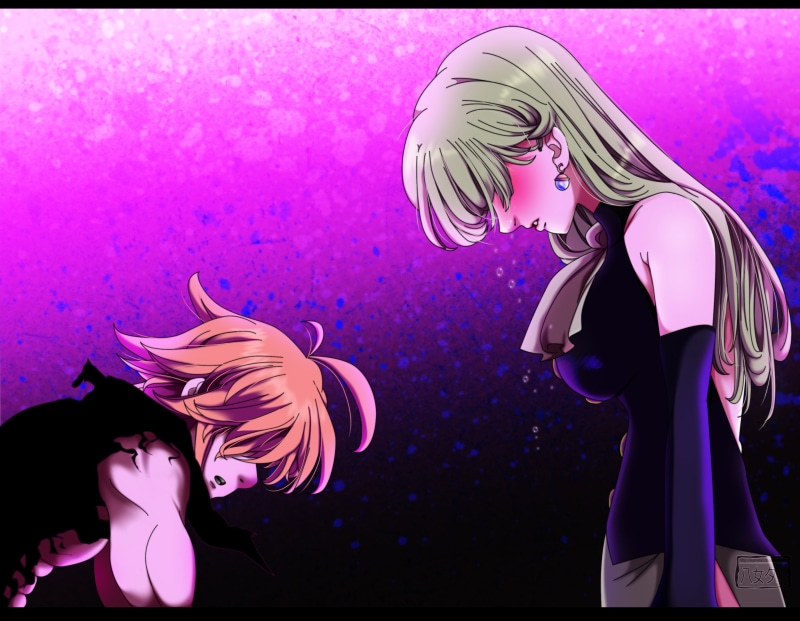 The Seven Deadly Sins, Meliodas (The Seven Deadly Sins), Elizabeth Liones, 2K, Anime