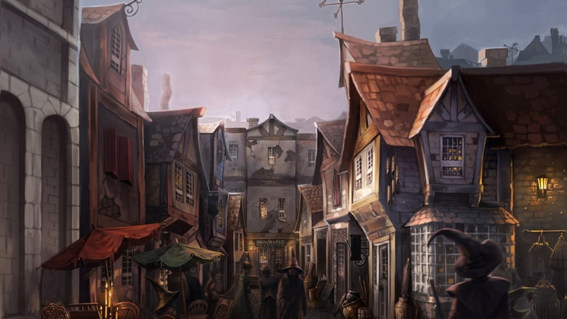house, men, glass, witch, 1080P, fantasy art, Harry Potter