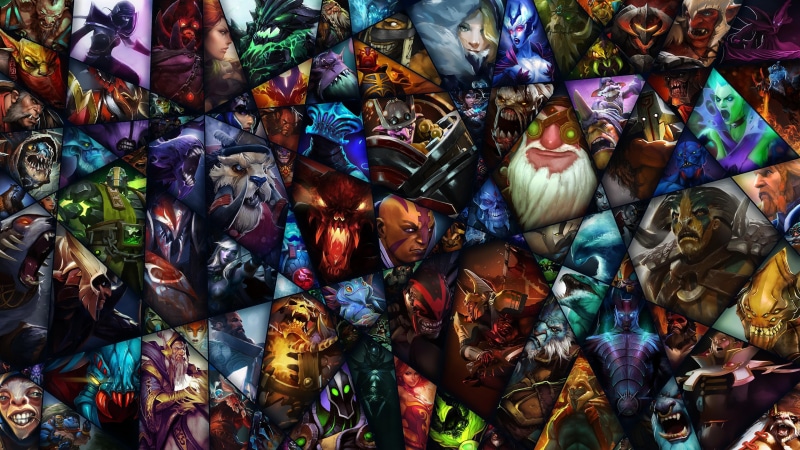 Earth Spirit, Dota 2, bounty hunter, 4K, Razor, Slark
