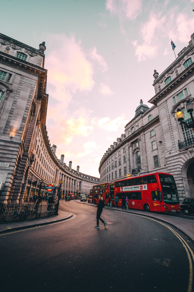 people, bus, city Life, tourism, cityscape, road, one person, urban Scene, uK, incidental people, man, london - England, capital Cities, travel Destinations