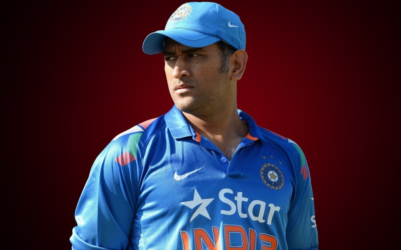 cricket backgrounds, 4K, athlete, mahendra singh dhoni