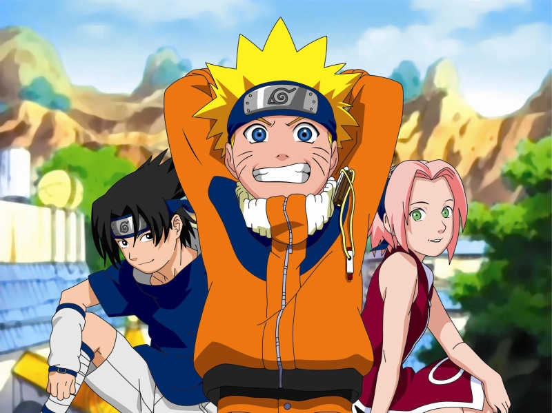 lifestyles, fun, teenager, art and craft, portrait, the village hidden in the leaves, people, front view, day, Naruto, Sakura, backgrounds, boys, multi colored