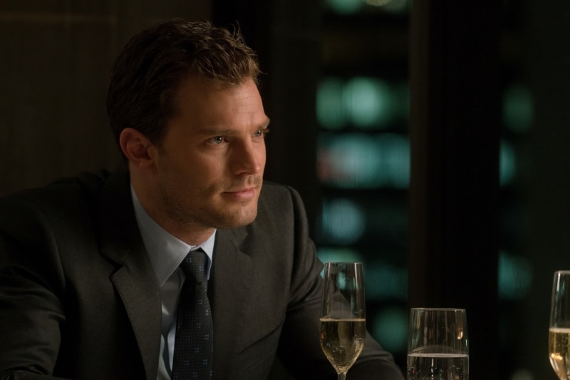 Jamie Dornan, portrait, well-dressed, adult, drink, glass, business, men, refreshment, business person, suit, alcohol, headshot, food and drink, sitting