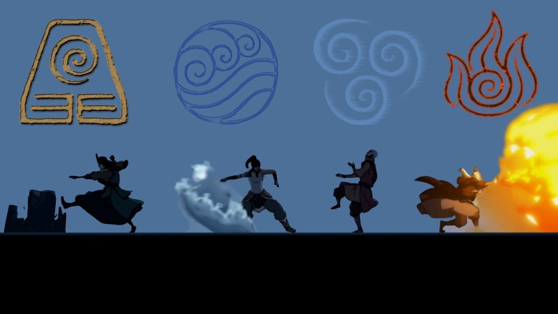 The legend of Korra, the air, 1080P, earth, fire, Kyoshi, water, element, avatar, Times, Rock, Aang, Korra, Year