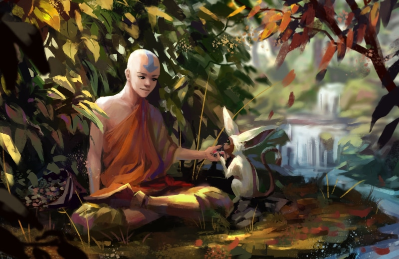 Momo (Avatar), Avatar (Anime), Avatar: The Last Airbender, Aang (Avatar), 1080P