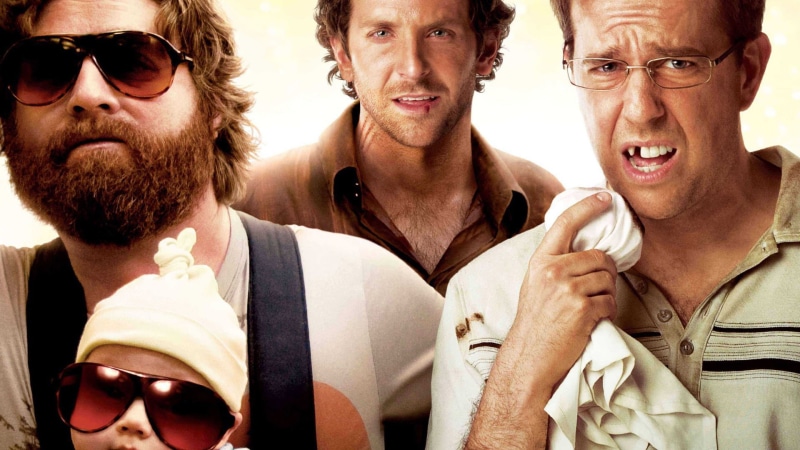 real people, young men, sunglasses, facial hair, 1080P, poster, mid adult men, group of people, young adult, males, The Hangover Part 2, movie, child