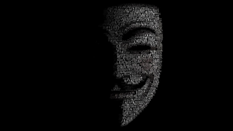 background, anonymous, guy, entertainment, movies, typography, vendetta, x, art, hd, fawkes, black, 1080P, quotes, v