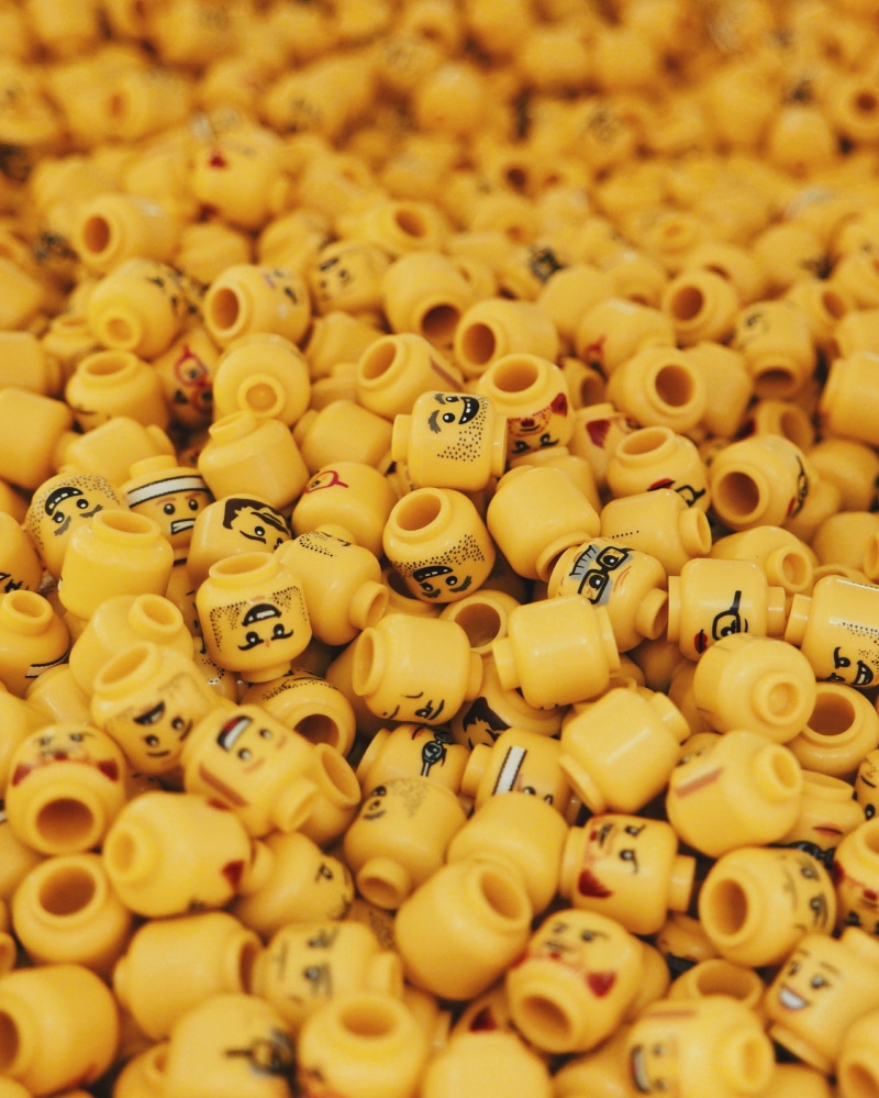 backgrounds, 2K, full frame, snack, lego, toys, representation, close-up, yellow, freshness, large Group of Objects, plastic, western script, toy, food