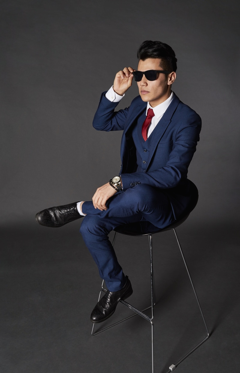 leadership, young men, studio shot, royal, hair, stylish, business, friends, full length, 5K, well-dressed, holding, elegant, clothing, luxury, one person