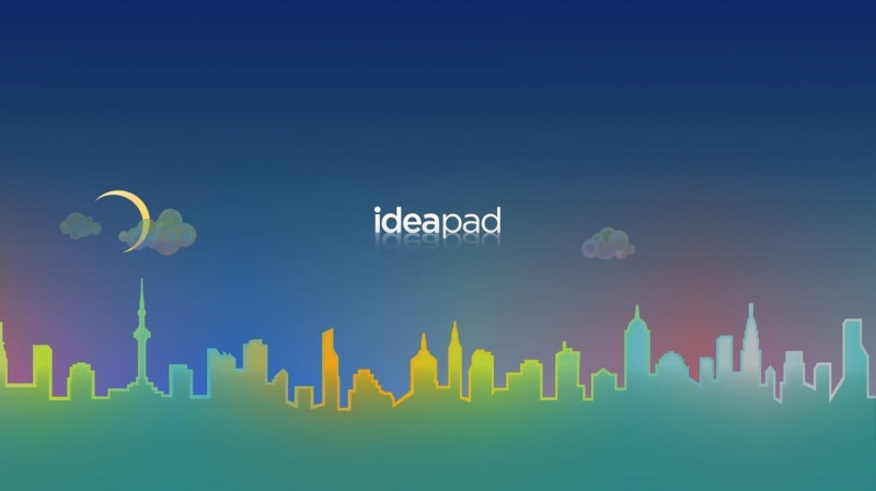 copy space, no people, multi colored, finance, growth, blue background, business, sky, communication, sign, nature, technology, ideapad, blue, Lenovo, digital composite