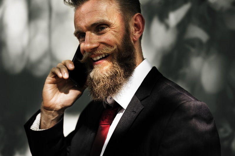 facial hair, man, headshot, guy, portrait, one Man Only, 5K, professional Occupation, people, holding, adult, mobile Phone, using Phone, black, person