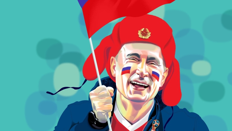 World Cup 2018, Face, Vladimir Putin, Happy, Fan, 2018, President, Putin, 1080P, Ushanka, The President Of Russia, World Cup, The World Cup In 2018, Putin