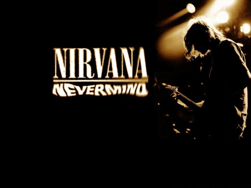 capital letter, text, Kurt Cobain, adult, lighting equipment, social issues, standing, dark, crime, indoors, one person, illuminated, music, Nirvana, young adult