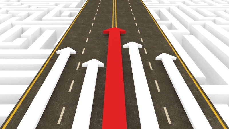 performance, street, up, business, finance, high angle view, transportation, arrow symbol, sign, strategy, guidance, profit, direction, marking, marketing