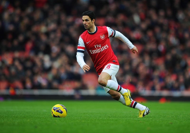 Sport, Emirates Stadium, Arsenal, grass, Arsenal Football Club, soccer player, red, running, outdoors, match - sport, The ball, kicking, motion, competition