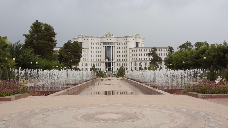 tajikistan, sky, dushanbe, government, building exterior, travel, day, no people, plant, built structure, nature, authority, building, outdoors, facade