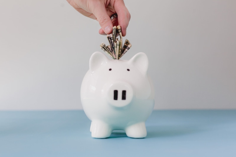 business, coin, Cash, hand, investment, wealth, currency, inserting, indoors, photo, Piggy bank, holding, finance, coin bank, human hand, 4K, dollar sign