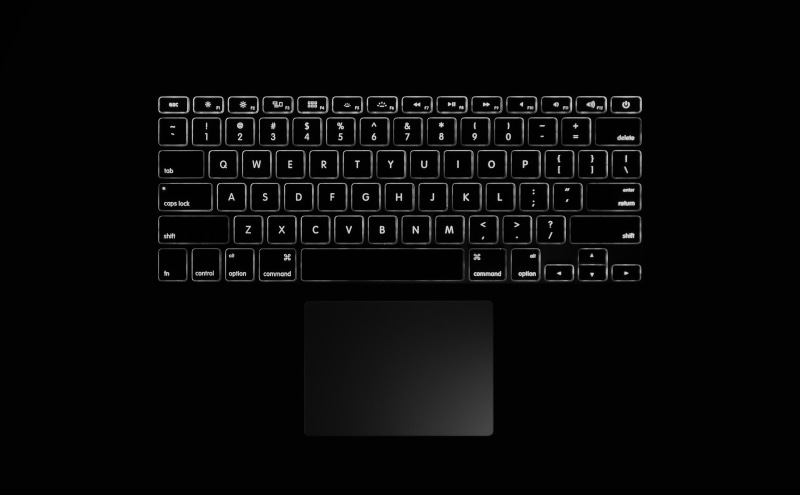 communication, Mac, macbook, white, dark, close-up, wireless technology, no people, technology, letter, black background, computer, computer keyboard, connection