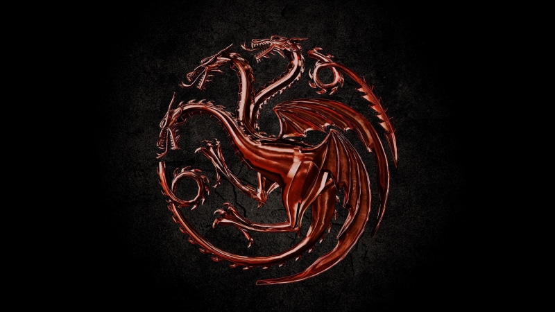 House of the Dragon, TV Show, House Targaryen, Sigil, 2K