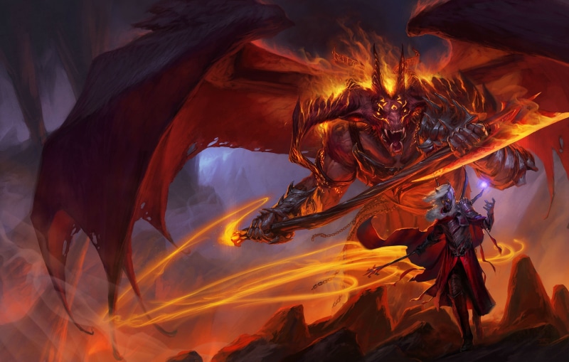 mountain, flame, action, fantasy, non-urban scene, rpg, outdoors, Magic, heat - temperature, Forgotten, orange color, environment, geology, Puzzle, fire