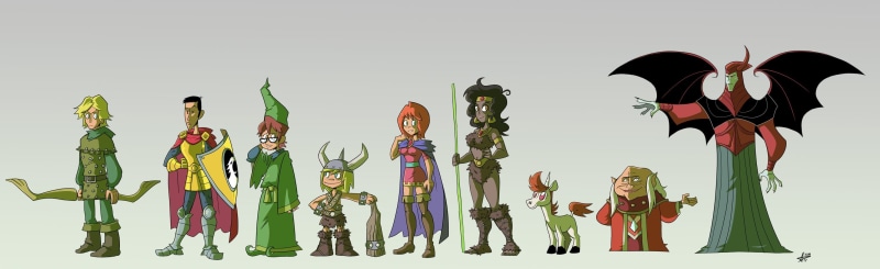 dungeons, adventure, fantasy, dragons, 2K, rpg, board