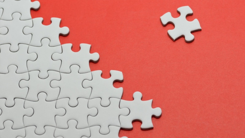 togetherness, no people, puzzle, red, connection, copy space, leisure activity, jigsaw, strategy, toy, challenge, 1080P, teamwork, minimalism, jigsaw piece