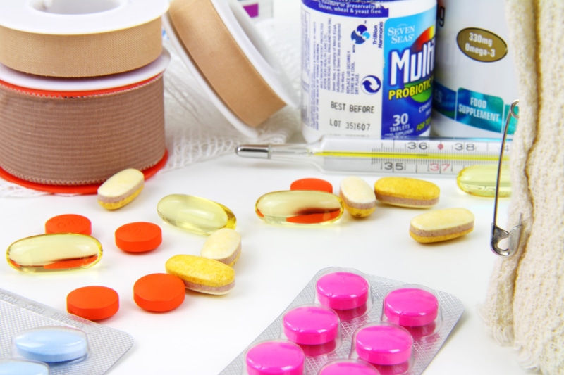 tablet, kitchen utensil, pill, household equipment, assorted, food and drink, color, close-up, thermometer, pharmacy, equipment, still life, health, abundance