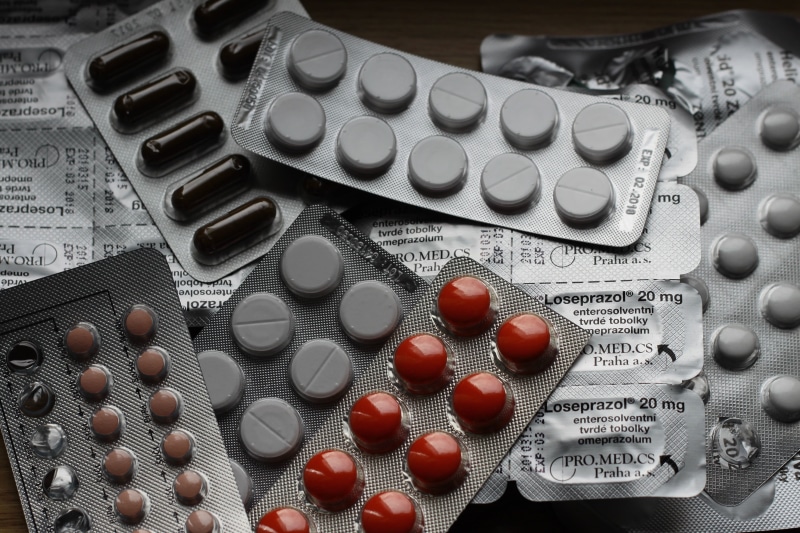 studio shot, doctor, variation, pills, problem, high angle view, healthcare And Medicine, large group of objects, blister, health, medication, medical condition